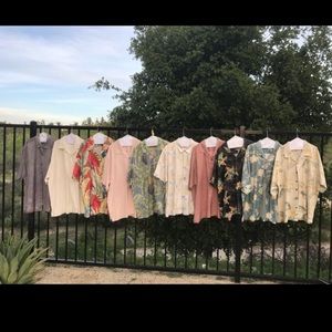 Tommy Bahama 100% silk shirts XXL